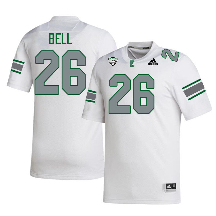 Eastern Michigan Eagles #26 Solomon Bell College Football Jerseys Stitched-White